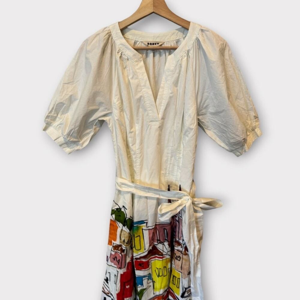 NEW Boden Bria Puff Sleeve Midi Dress Size US/6 - Picture 8 of 13